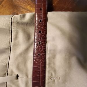 Leather belt